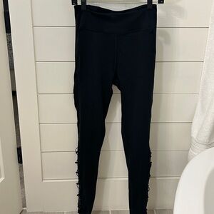 Victoria’s Secret black leggings with side detail